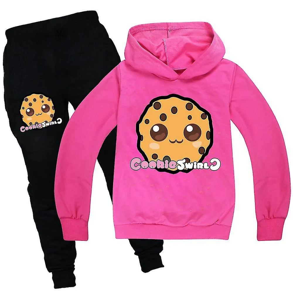 5-14 Years Cookie Swirl C Novelty Hooded Sweatshirt Sweatpant Set