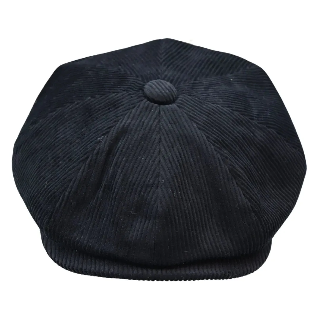 8 panel de paneles de navegación para hombres Baker Boy Boy Corduroy Blinders Newsboy Flat Caps