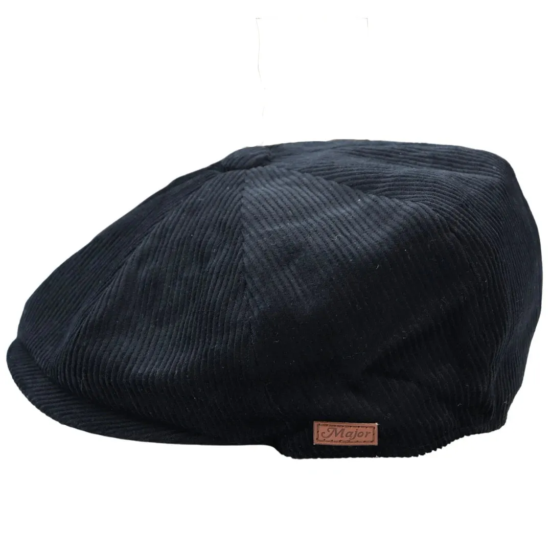 8 panel de paneles de navegación para hombres Baker Boy Boy Corduroy Blinders Newsboy Flat Caps