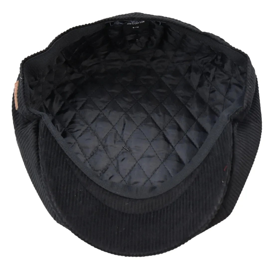 8 panel de paneles de navegación para hombres Baker Boy Boy Corduroy Blinders Newsboy Flat Caps