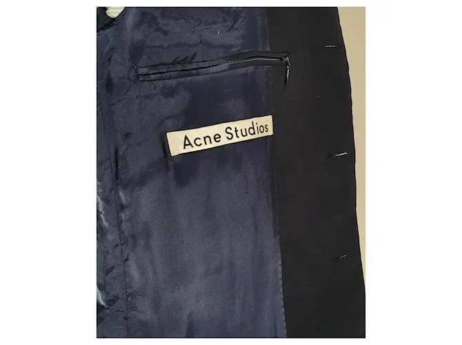 Acne Blazers Chaquetas Azul marino 