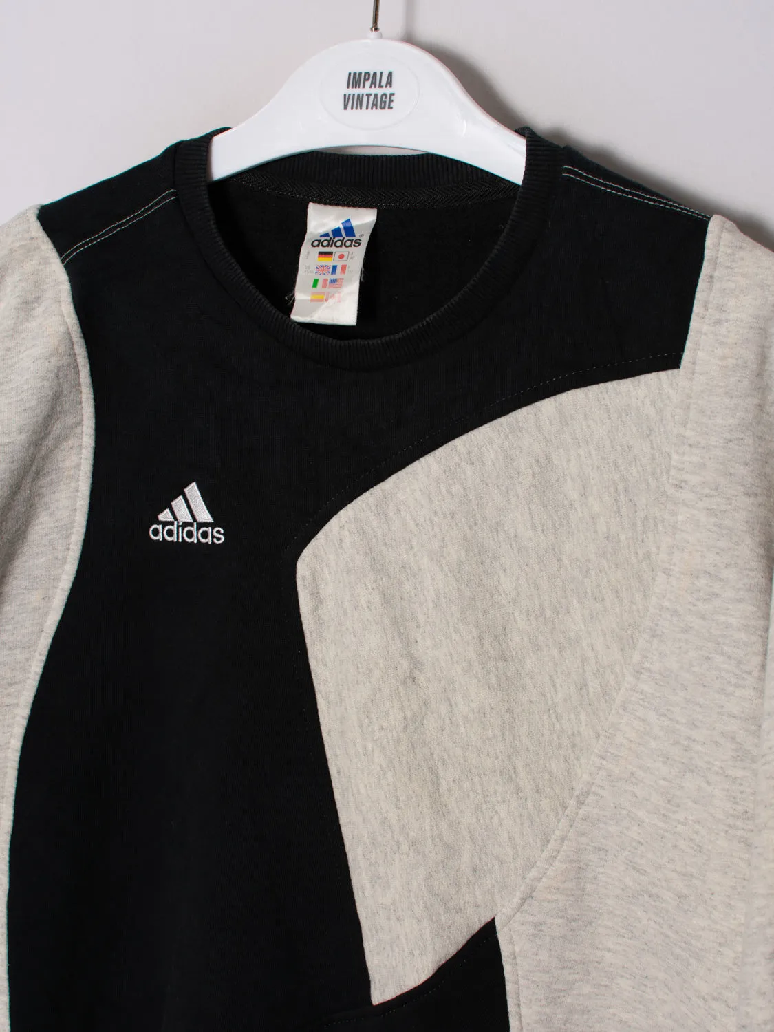 Adidas Rework Grey & Black Sweatshirt