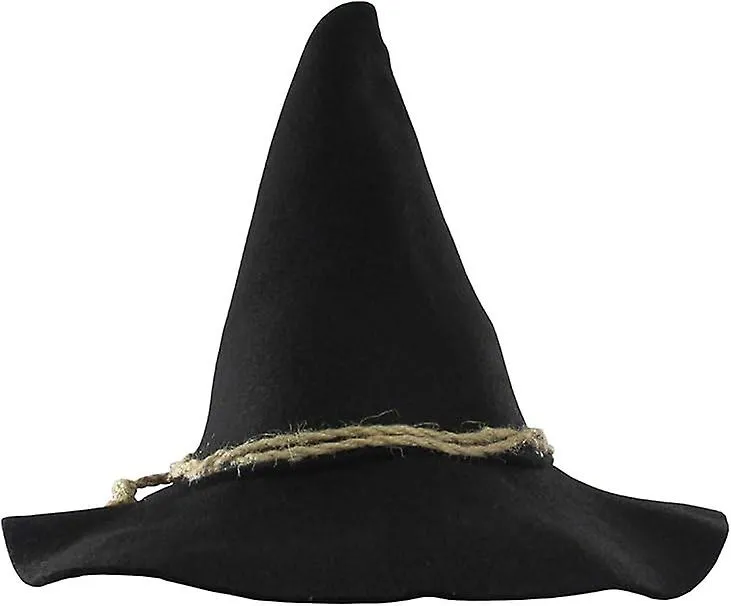 Adult Scarecrow Hat Deluxe Felt Oktoberfest Wizard Witch Hillbilly Hat Costume