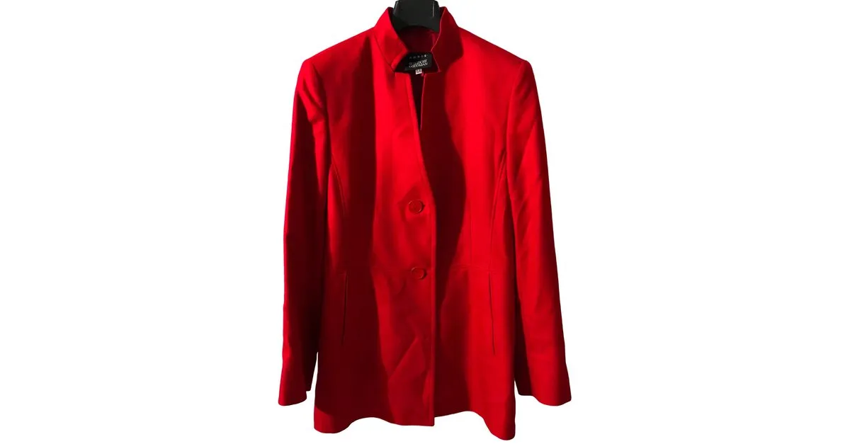 Akris Chaquetas Roja 