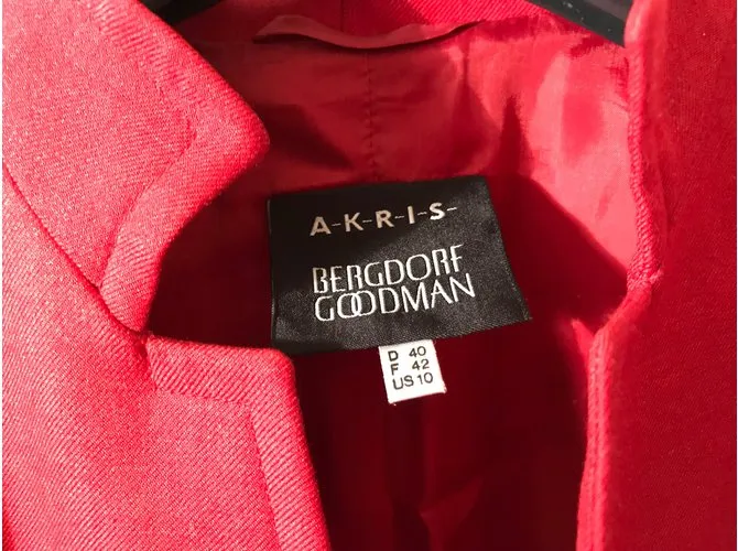 Akris Chaquetas Roja 