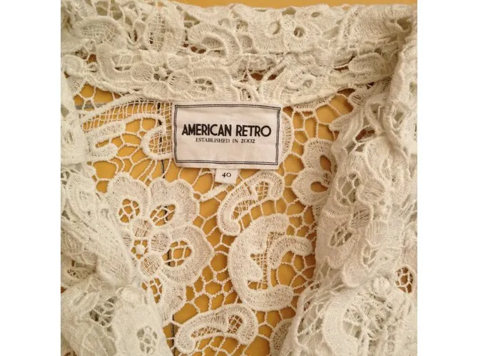 American Retro Chaquetas Blanco 