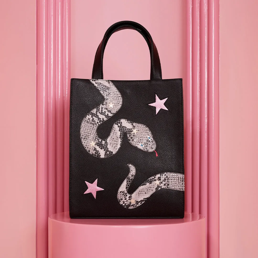 ANACONDA MINI TOTE BAG BLACK