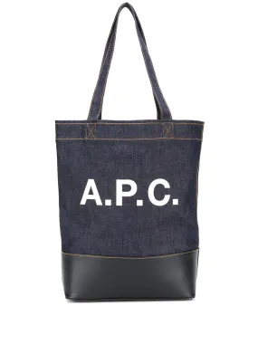 A.P.C. DENIM TOTE AXEL