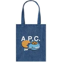 A.P.C. END. x 'Coffee Club' Lou Denim x Tote Bag