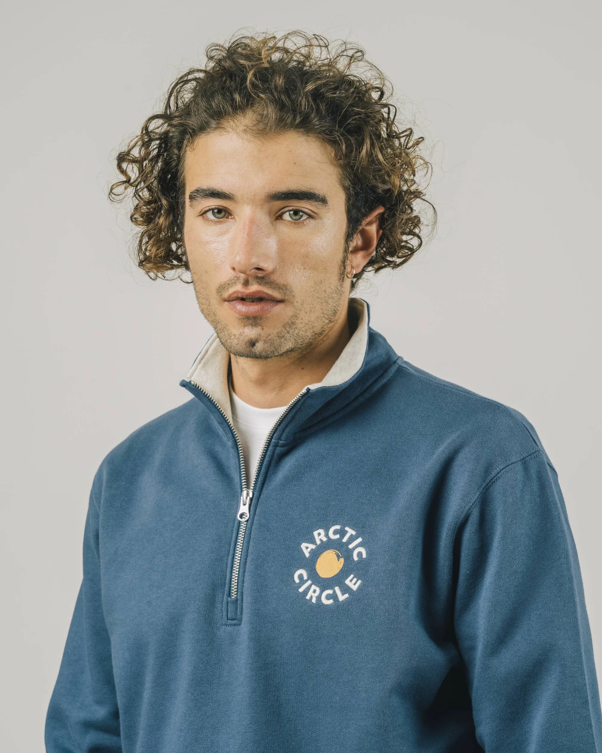 Arctic Circle Zip Sweatshirt Indigo