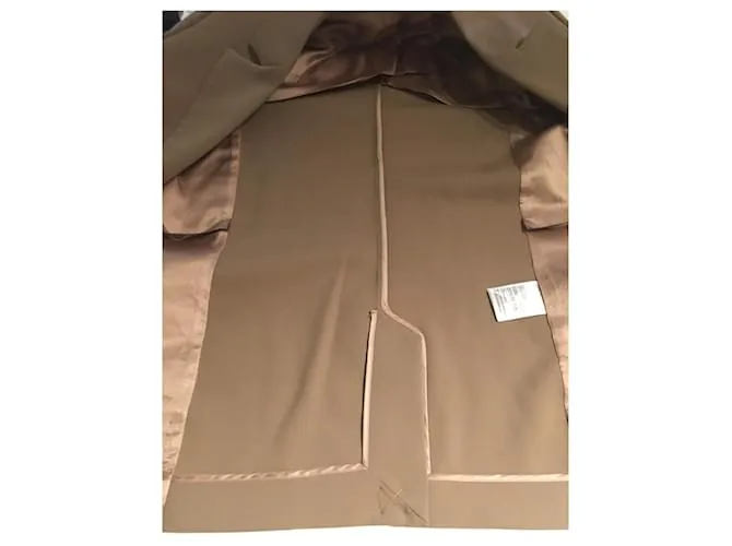 Autre Marque 100% Traje sastre de lana. Beige 