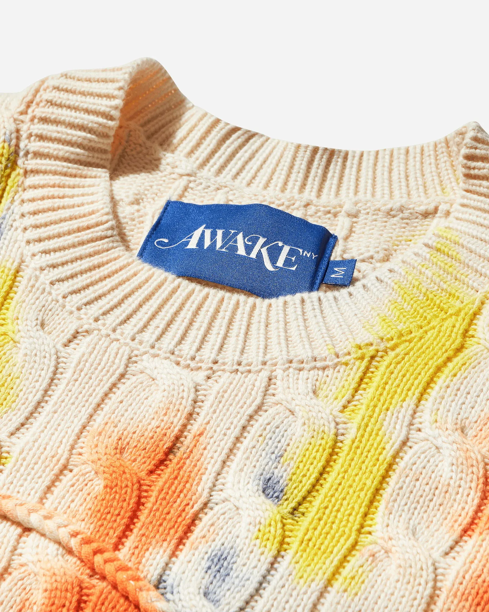 Awake NY Cable Crewneck Sweater