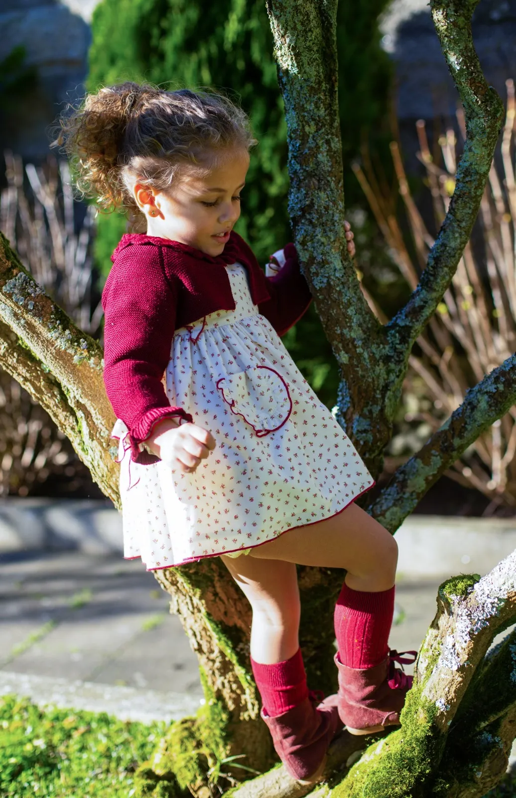 Baby boy with panties and jacket Rubí Collection from La Martinique