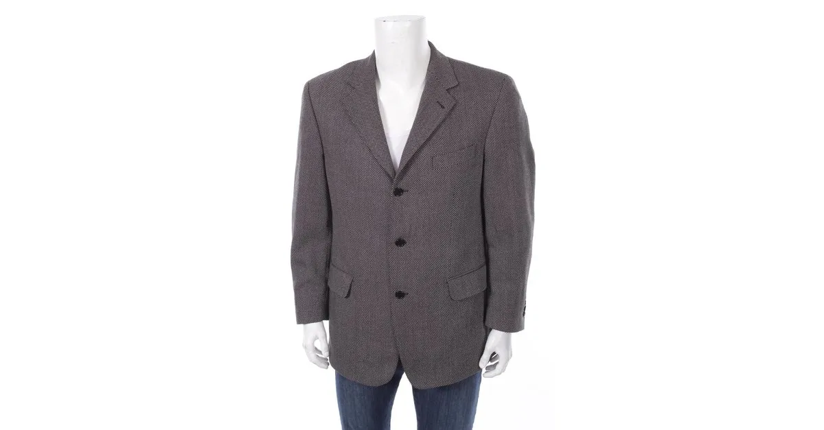 Balmain Blazers Chaquetas Negro Gris 