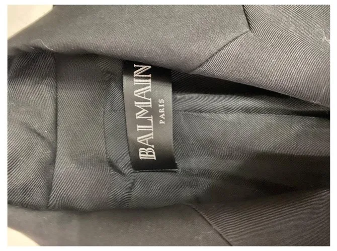 Balmain Chaquetas Negro 