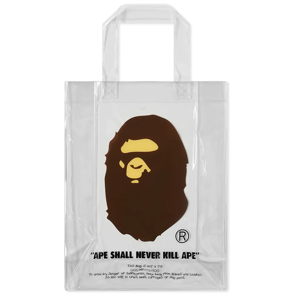 BAPE Clear Tote Bag