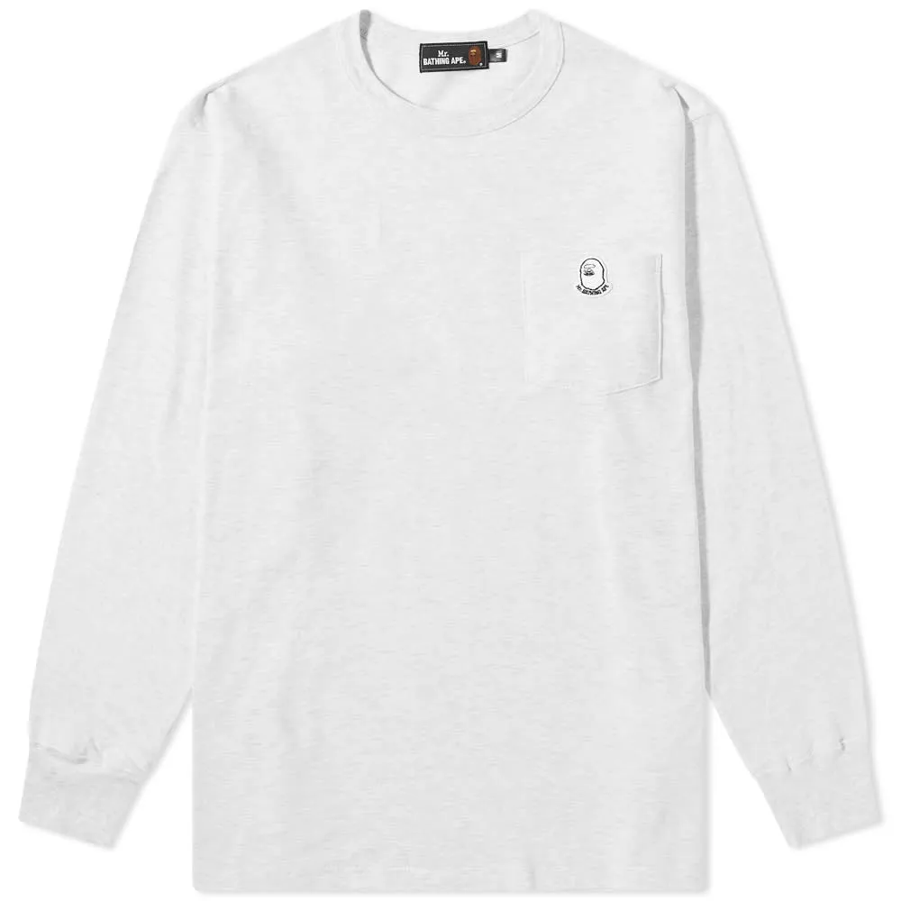 BAPE Long Sleeve Pocket Wide Tee