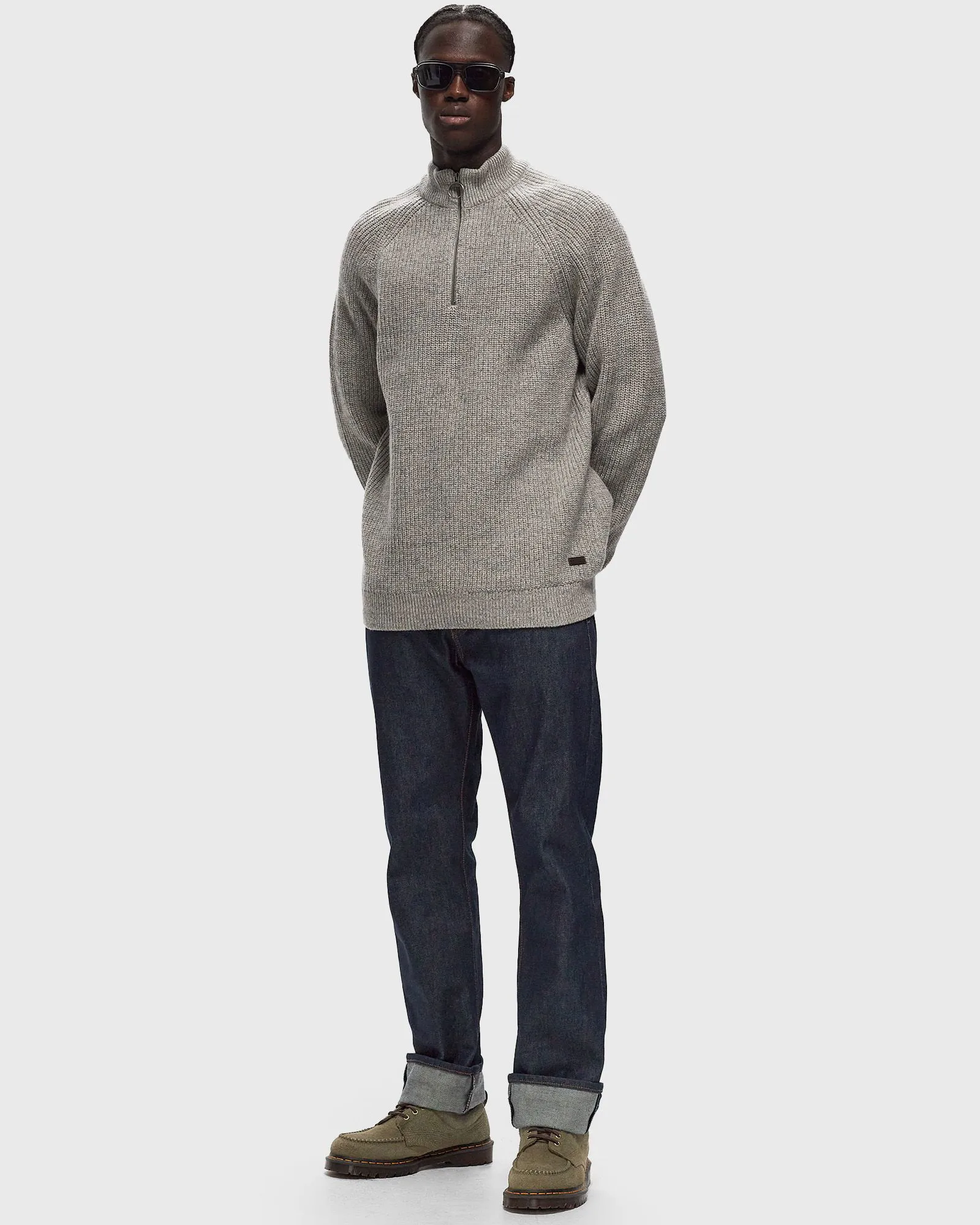 Barbour Horseford Half Zip Knit Sweater