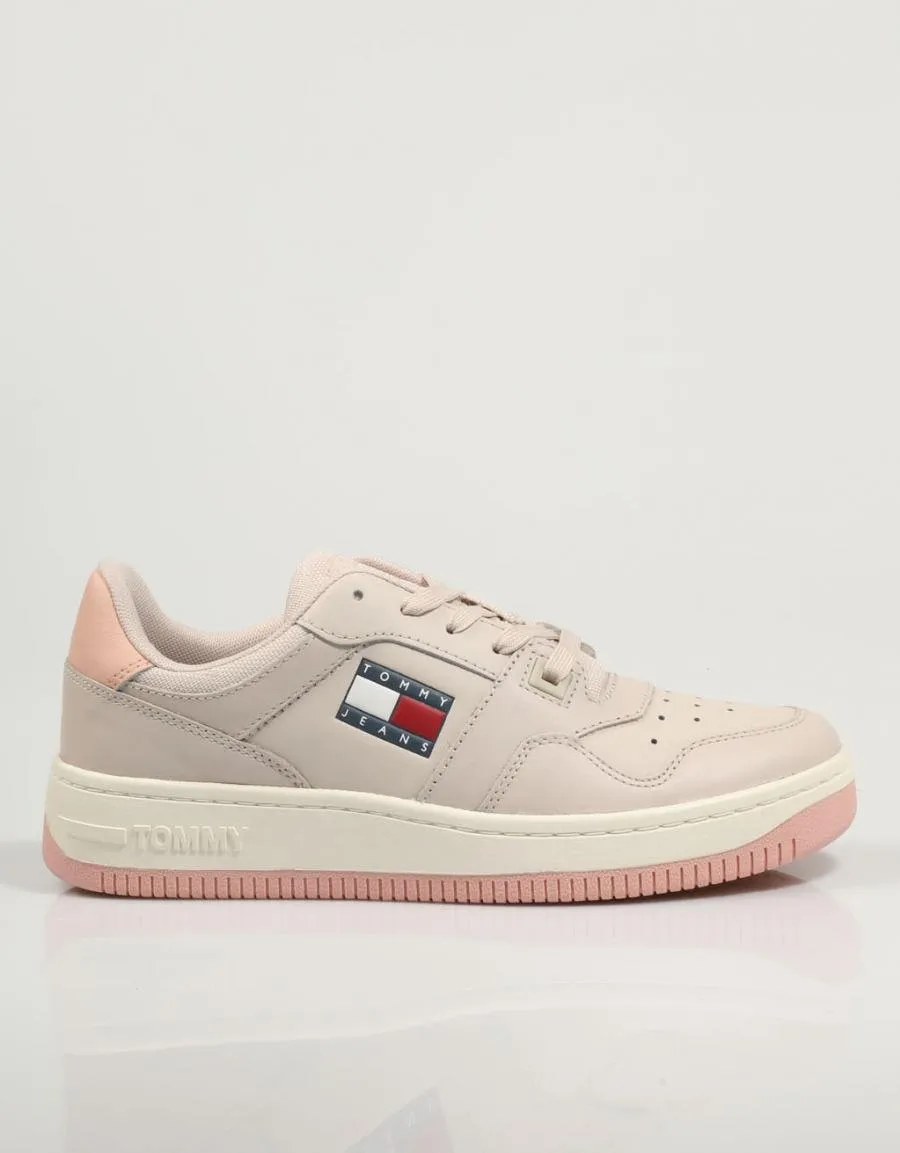  baskets TOMMY HILFIGER Tommy Jeans Retro Basket Wmn en Beige 79946