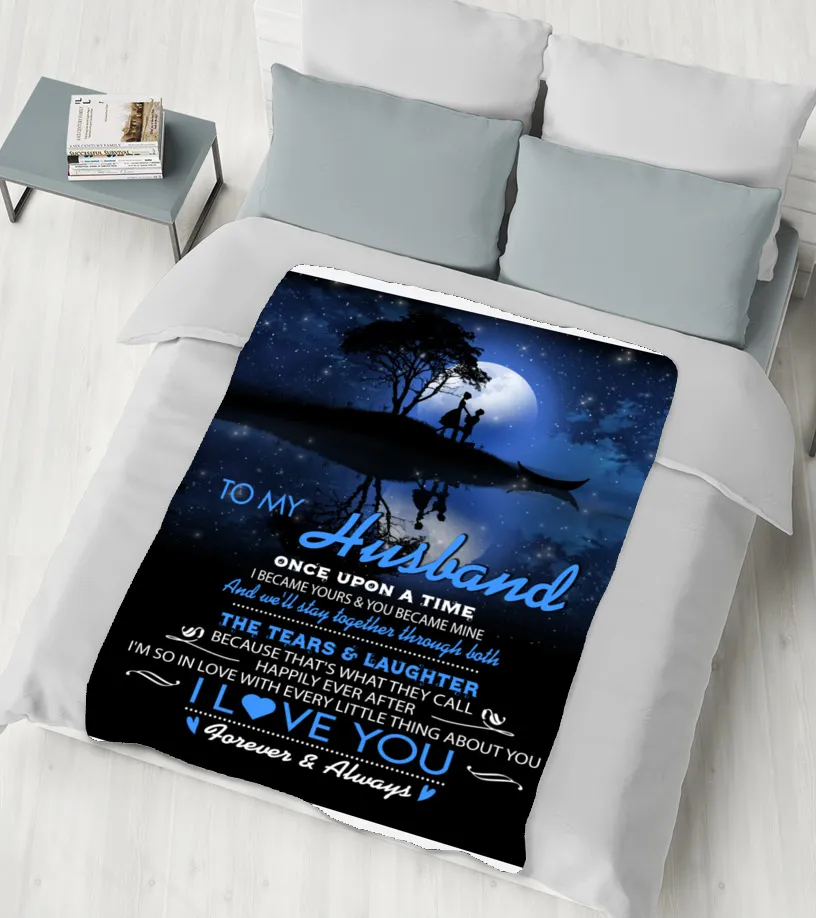 BLANKET FOR HUSBAND VALENTINE'S DAY GIFT Manta suave 152 x 203 cm