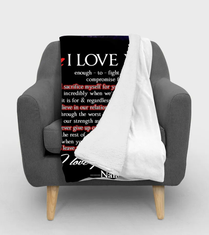 BLANKET FOR LOVE VALENTINE'S DAY GIFTS Manta suave 152 x 203 cm