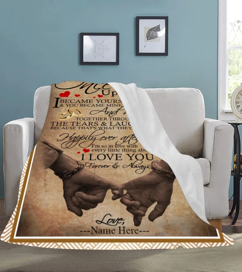 BLANKET FOR WIFE VALENTINE'S DAY GIFTS Manta suave 152 x 203 cm