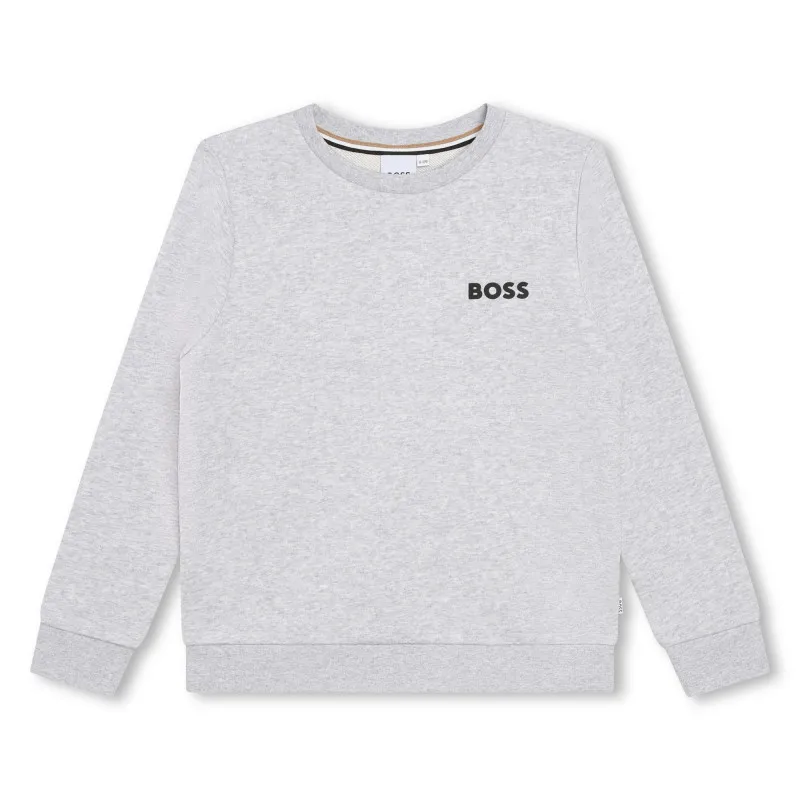 BOSS Sudadera de muletón con logo