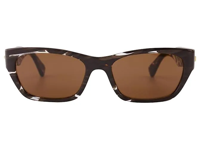 Bottega Veneta Gafas De Sol En Acetato Marrón Castaño 