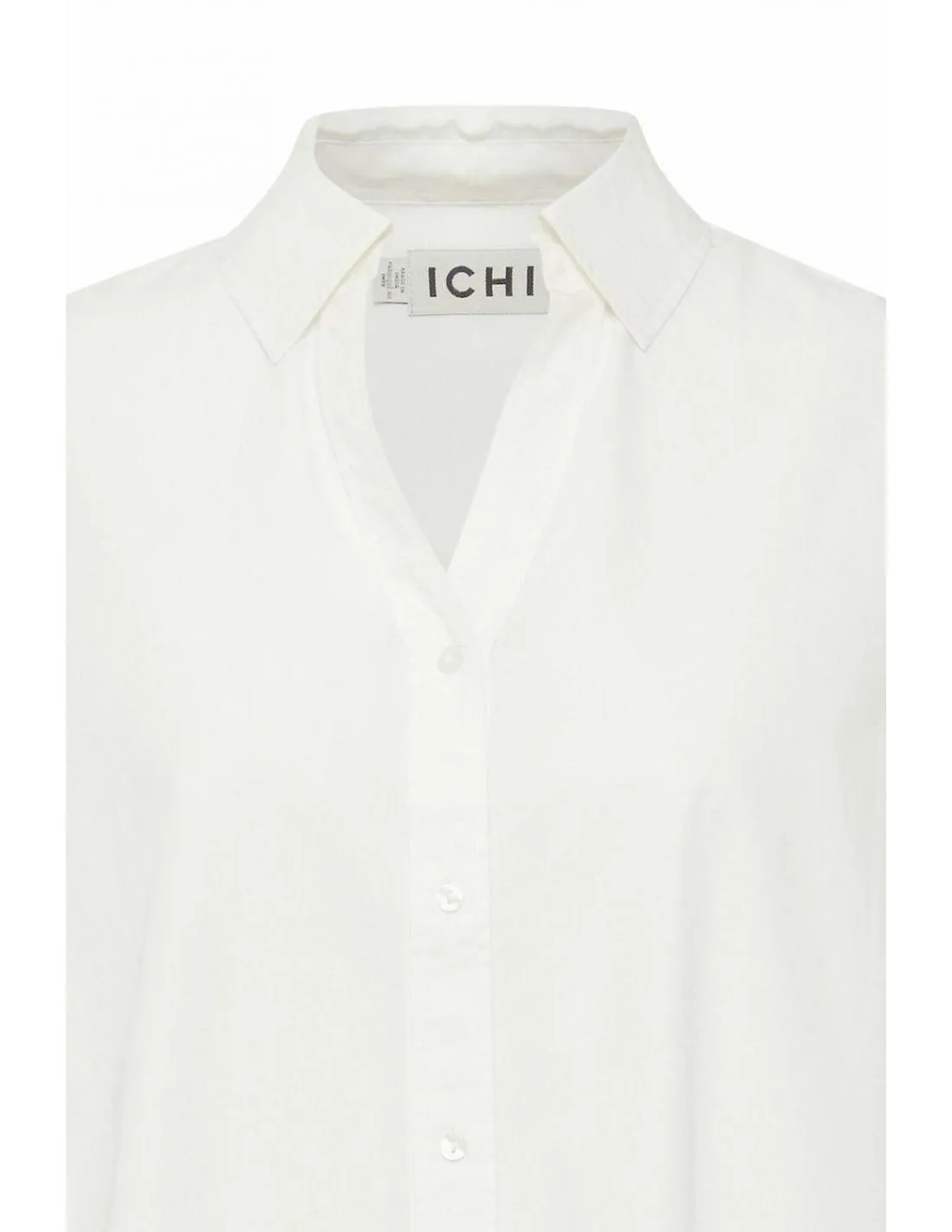 CAMISA HOLGADA DE VESTIR BLANCA ICHI ESTAMA