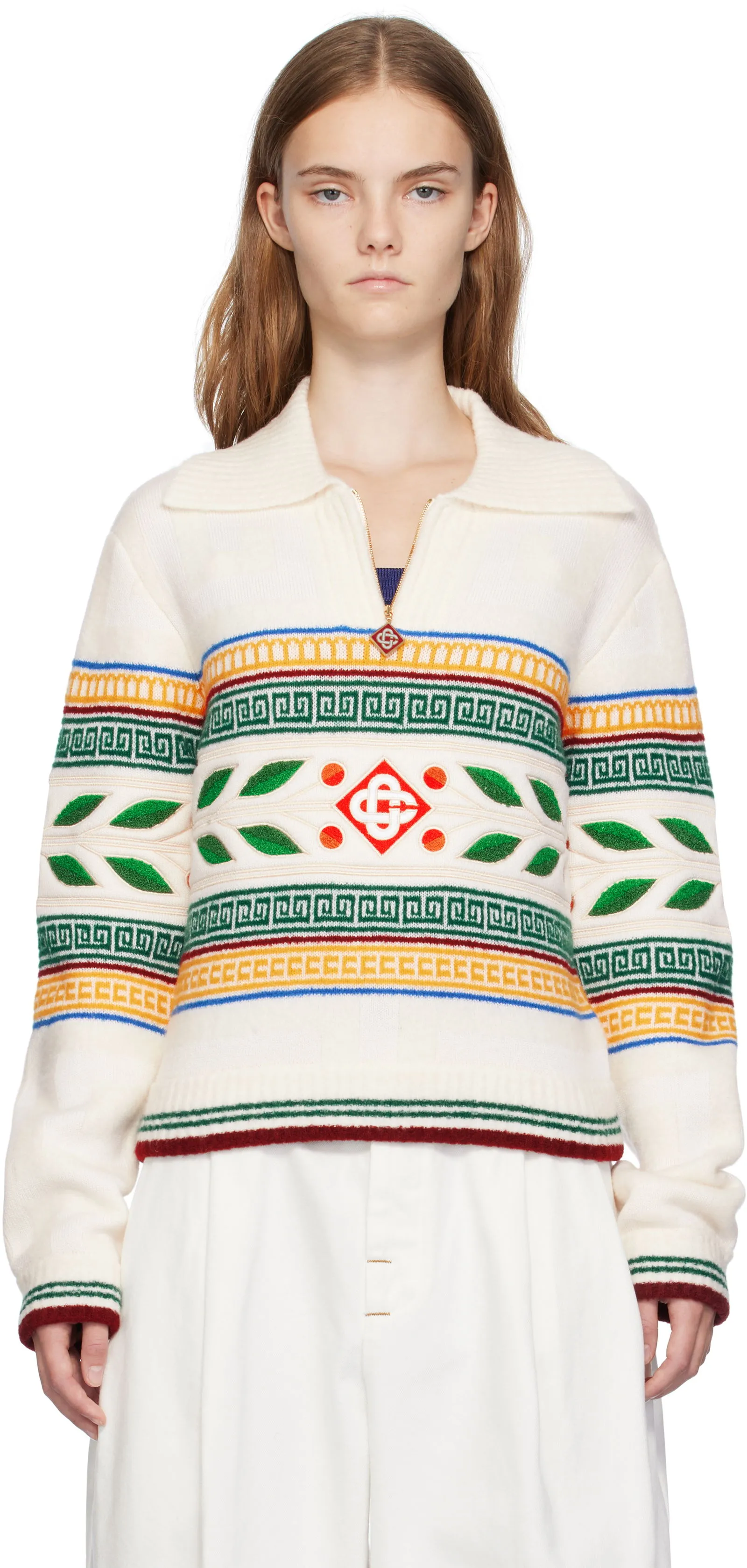 Casablanca Olympique Knit Sweater