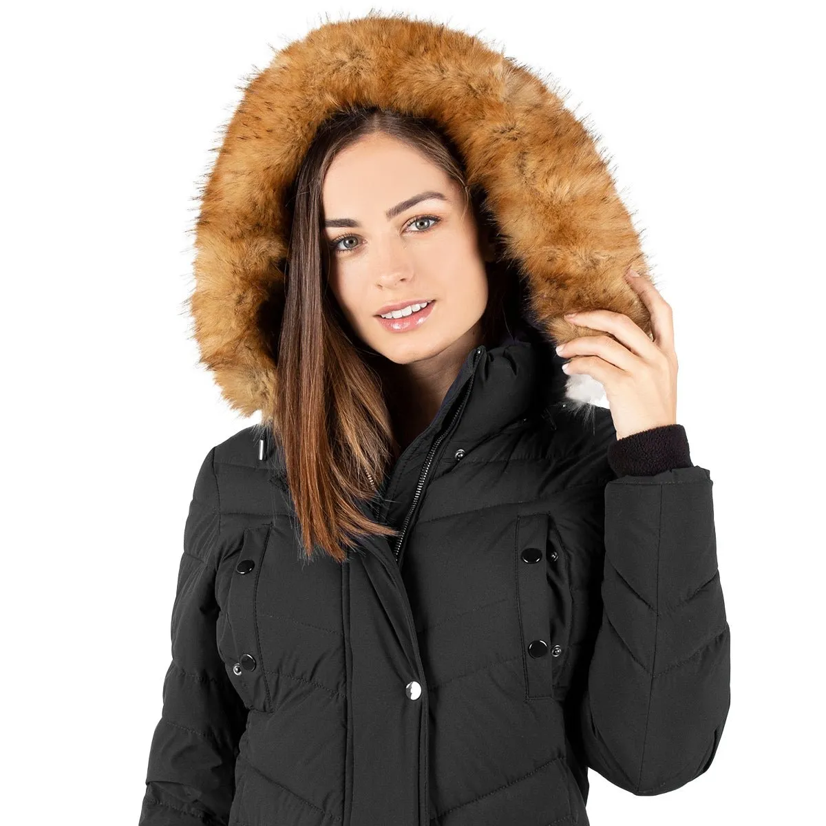 Chamarra Larga Parka Mujer Premium