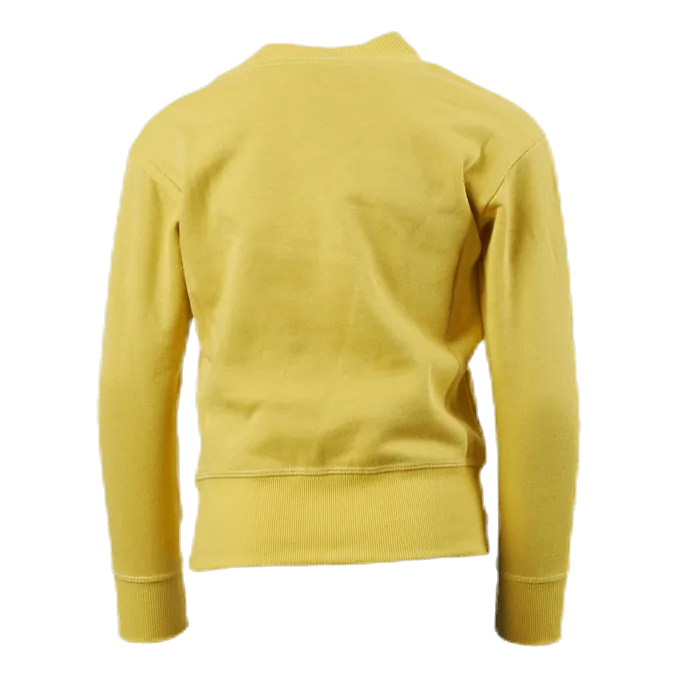 Champion Crewneck Sweatshirt Jr Yellow