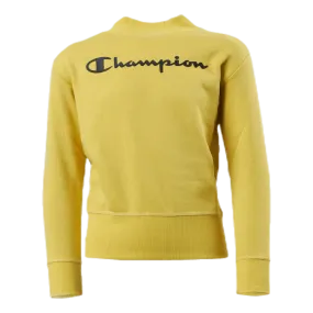 Champion Crewneck Sweatshirt Jr Yellow