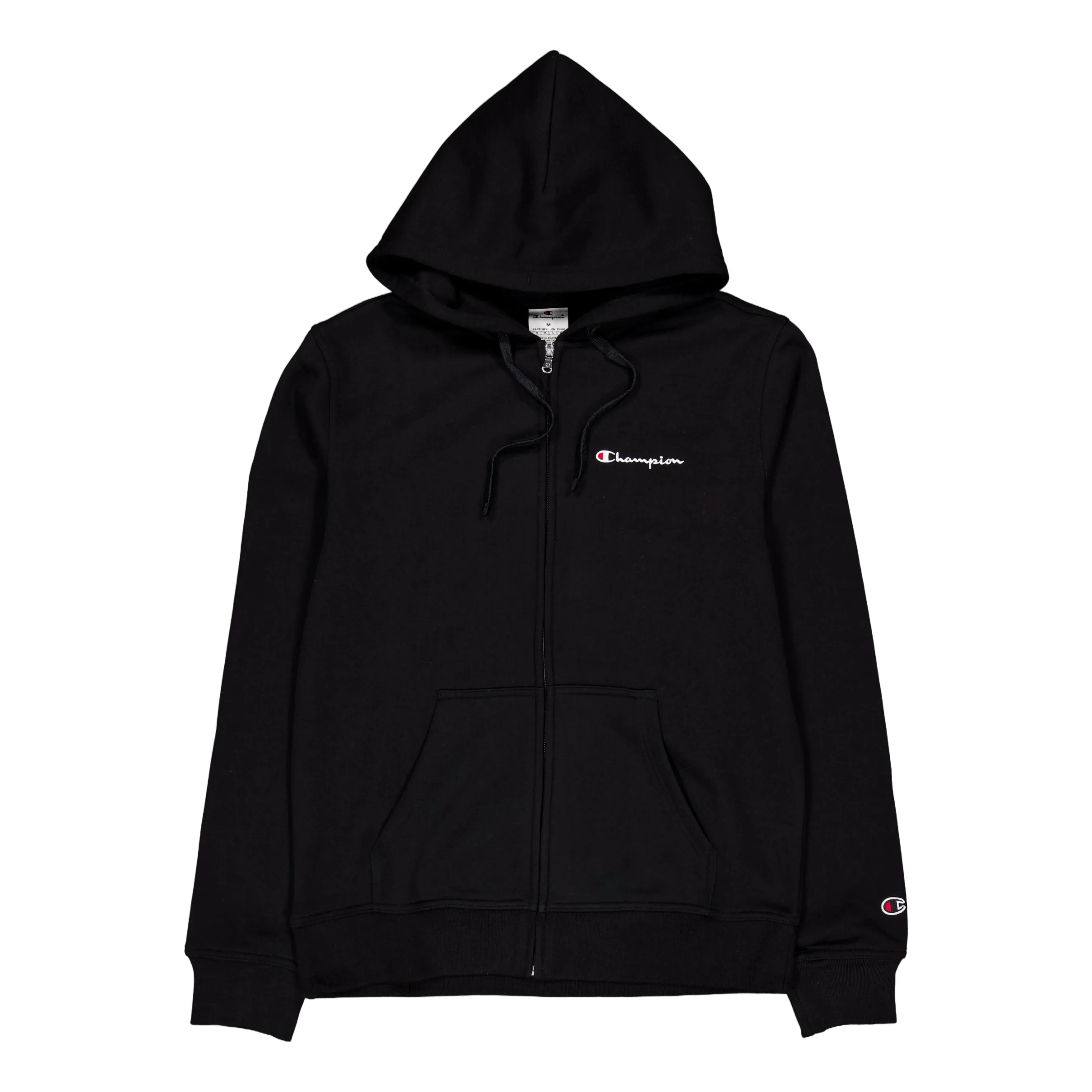 Champion Hooded Full Zip Sweatshirt Black Beauty