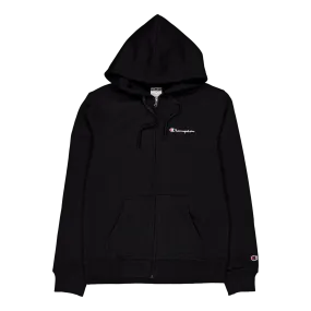 Champion Hooded Full Zip Sweatshirt Black Beauty