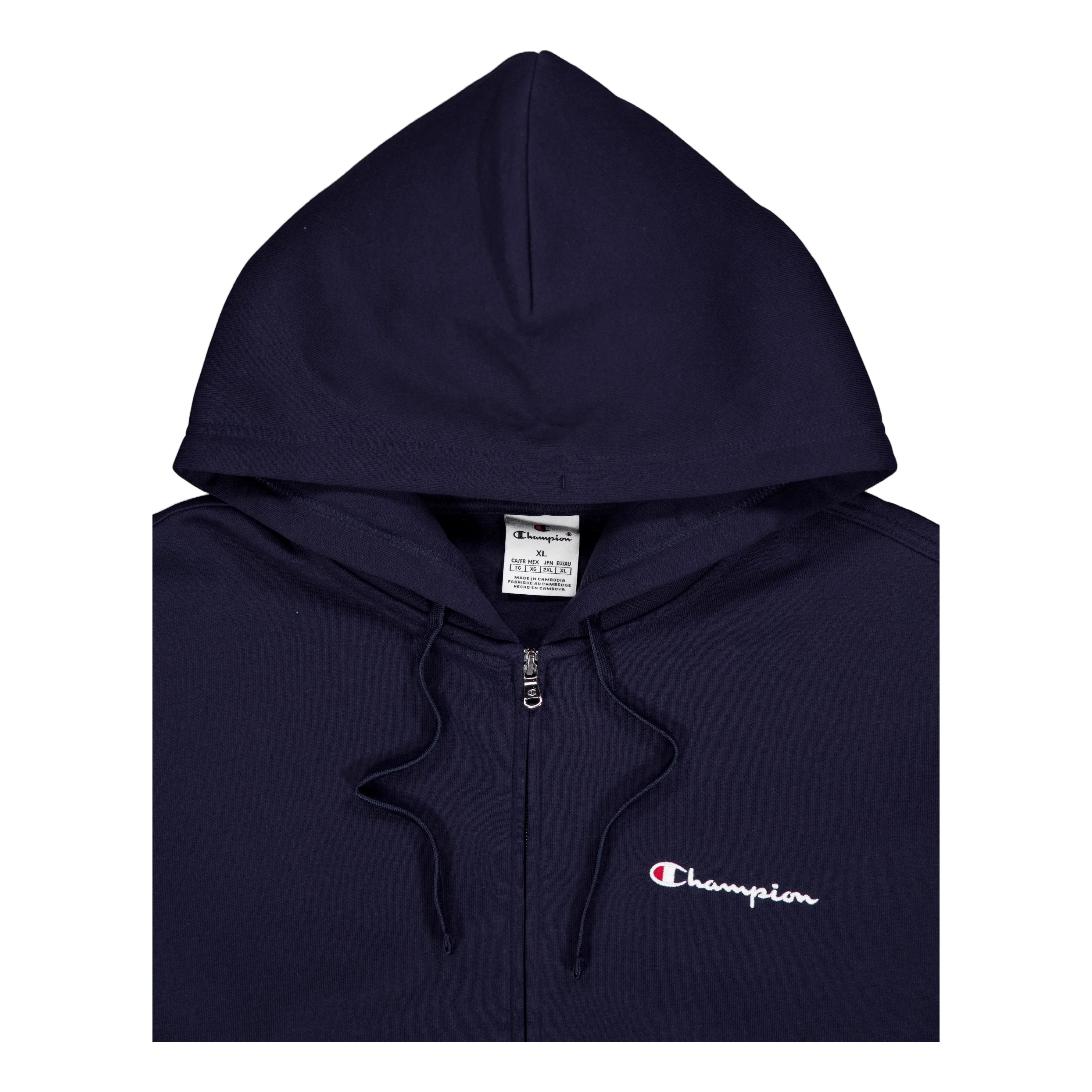 Champion Hooded Full Zip Sweatshirt Sky Captain