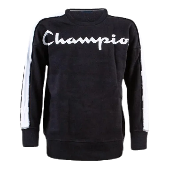 Champion Junior Crewneck Sweatshirt Black