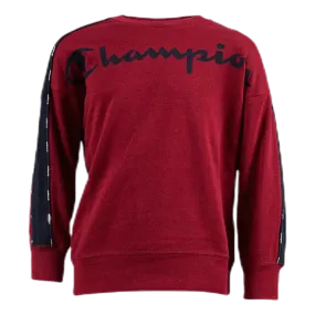 Champion Junior Crewneck Sweatshirt Red