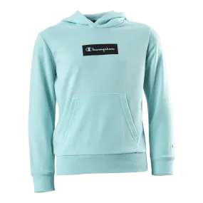 Champion Pastel Hooded Sweatshirt Junior Turquoise