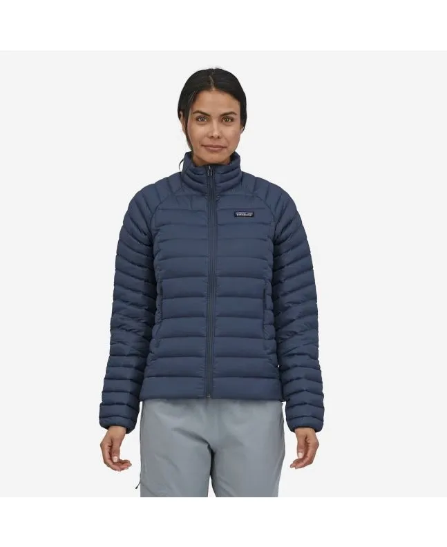 Chaqueta acolchada plegable Patagonia W's Down Sweater Azul Marino