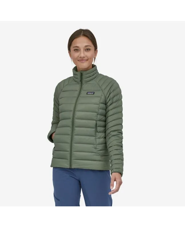 Chaqueta acolchada plegable Patagonia W's Down Sweater Verde