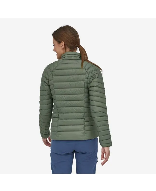 Chaqueta acolchada plegable Patagonia W's Down Sweater Verde