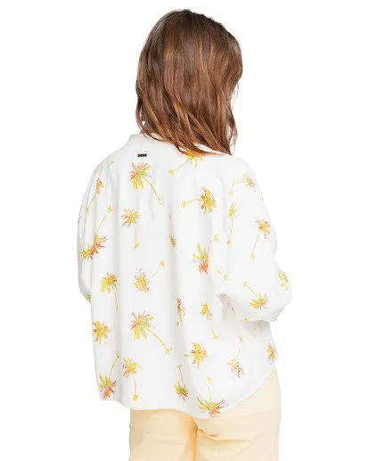 Chaqueta BILLABONG Reversible Bomber para Mujer Summer Bombers SALT CRYSTAL (4194) Ref.W3JK03BIP1 blanca flores