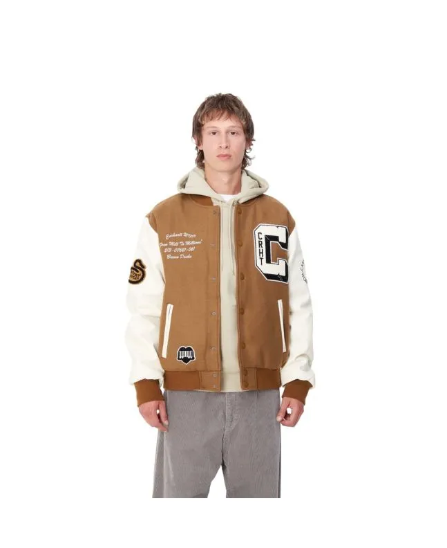 Chaqueta Carhartt WIP Brown Ducks Bomber Hamilton Brown-Wax