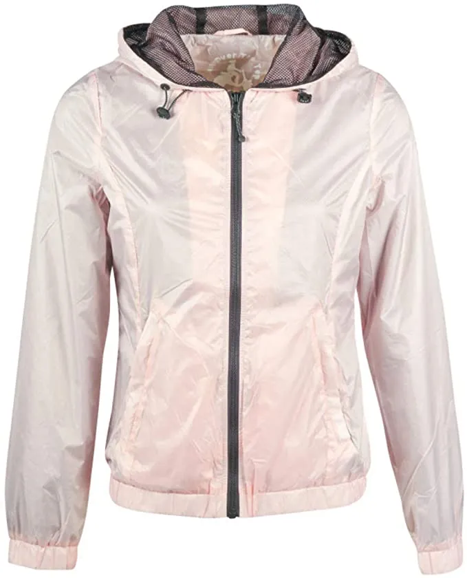 Chaqueta chubasquero Jott Mujer VENUS BASIC 9906/460 rose pale Justoverthetop rosa palo