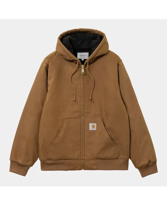 Chaqueta con capucha Carhartt WIP Active Jacket (Winter) Marrón