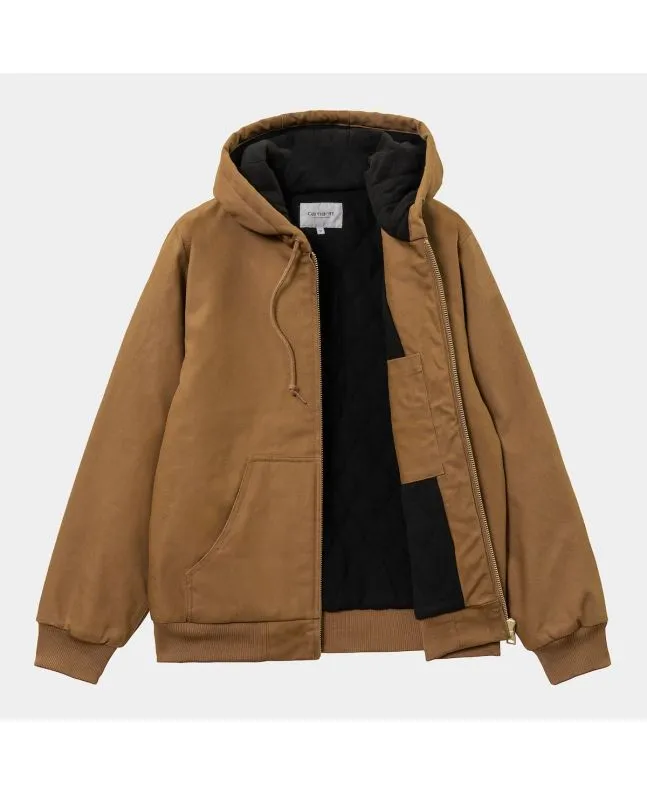 Chaqueta con capucha Carhartt WIP Active Jacket (Winter) Marrón