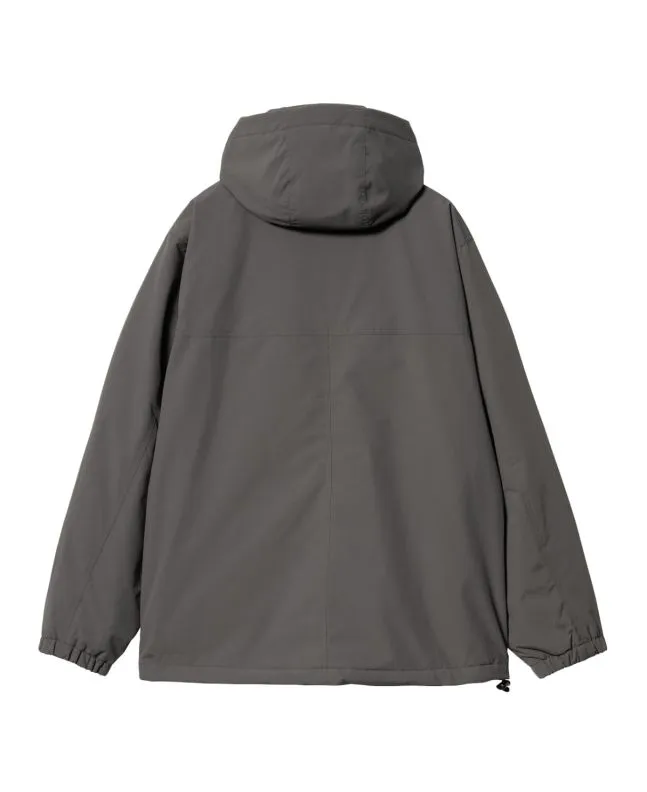 Chaqueta Cortavientos Carhartt WIP Windbreaker Pullover (Winter) Graphite-White