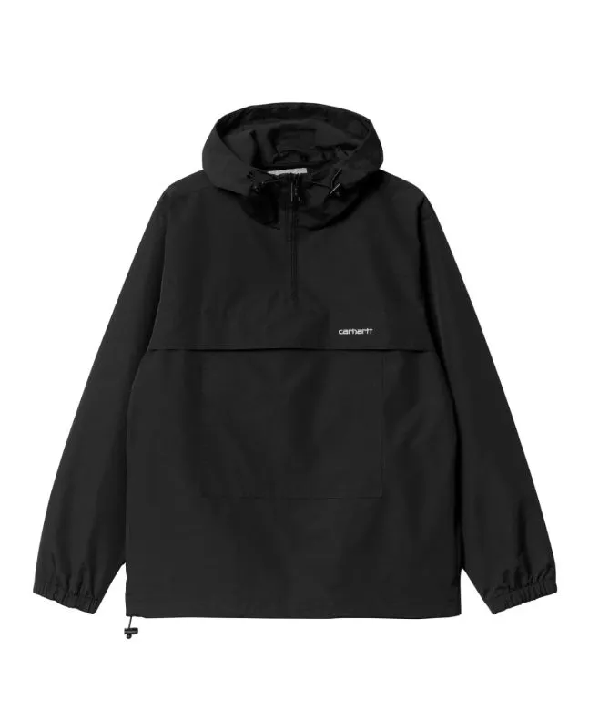 Chaqueta Cortavientos Carhartt WIP Windbreaker Pullover (Winter) Negro-Blanco