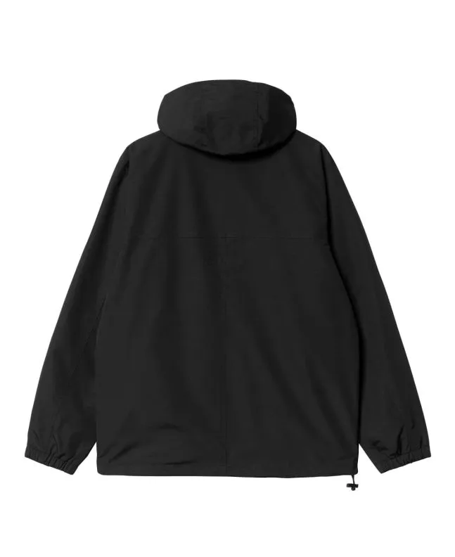 Chaqueta Cortavientos Carhartt WIP Windbreaker Pullover (Winter) Negro-Blanco